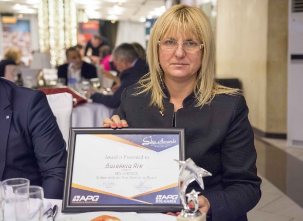 Bulgaria Air with awards for the most preferred airline and best service on board
