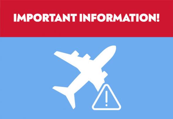 Cancellation of flights FB 571/2 on 12.10.2023 to and from Tel Aviv in Israel