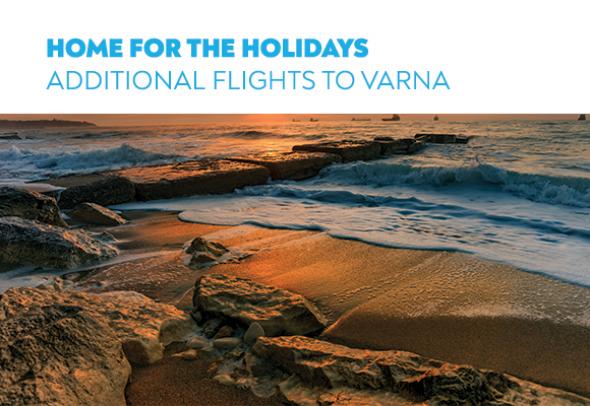 Bulgaria Air offers additional flights on the route Sofia-Varna for the holidays
