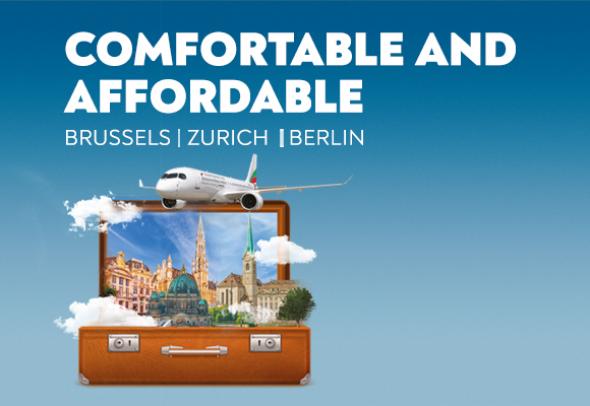 Discover Europe with Bulgaria Air's direct flights to Brussels, Berlin and Zurich